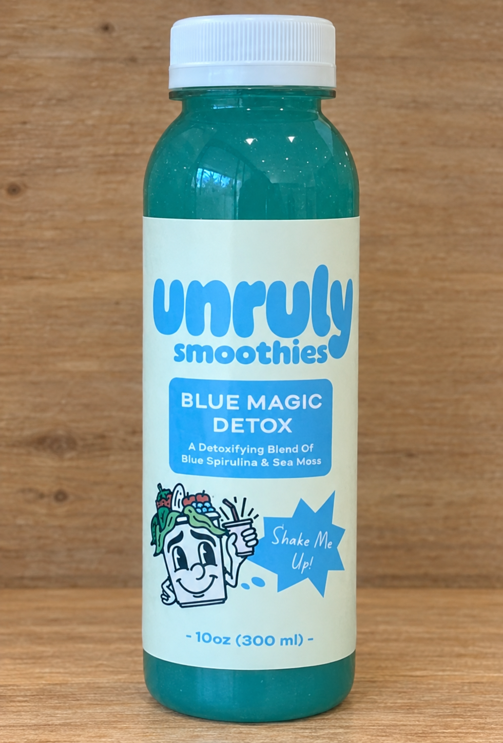 Blue Magic Detox original bottle with printed label